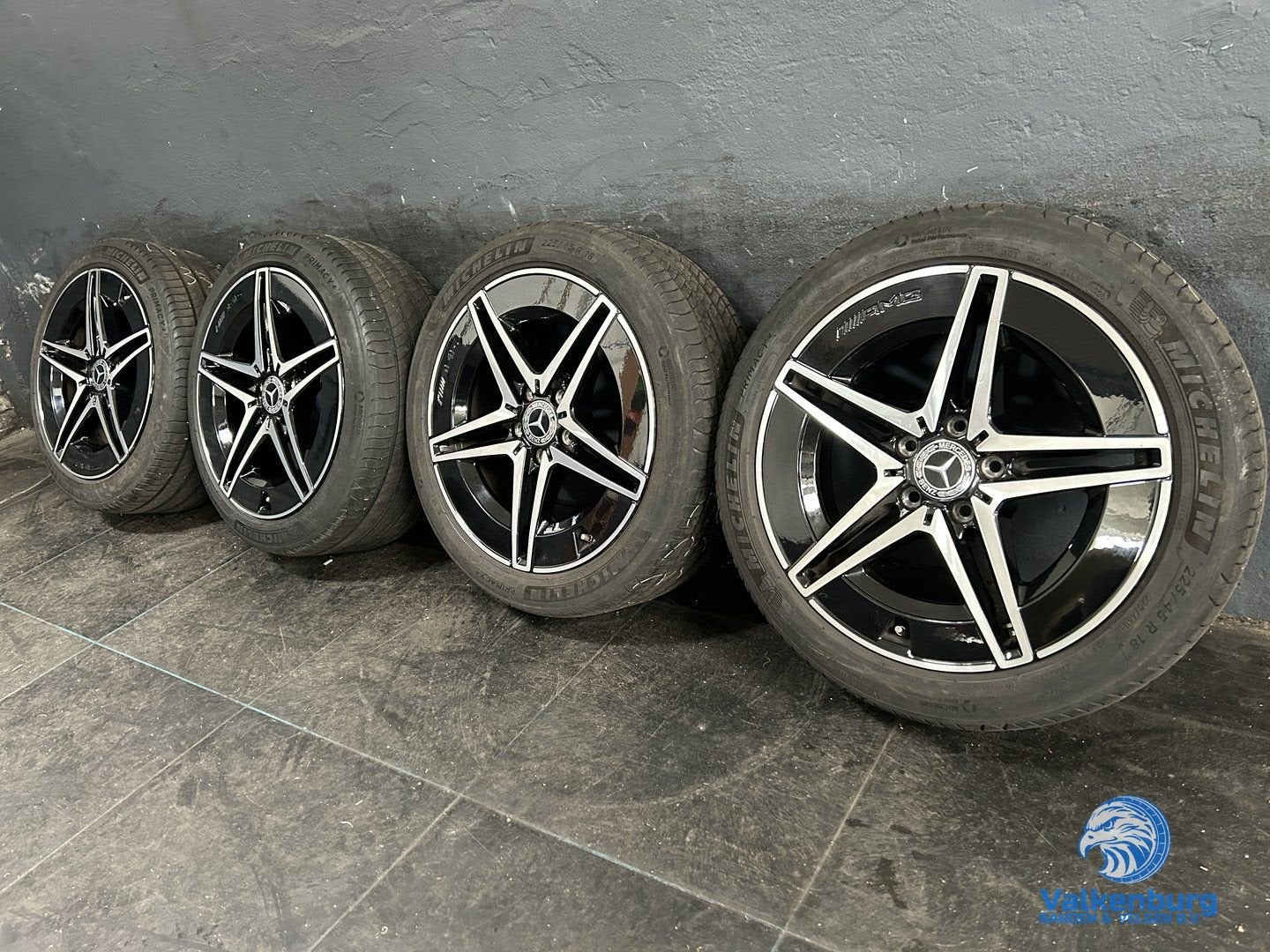 6mm! Originele Mercedes AMG C300E Hybrid W206 18 inch breeds, 18 inch, Gebruikt, -, -