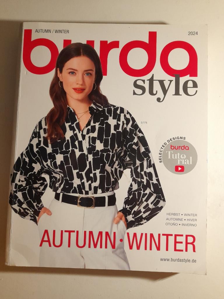 Burda Style - Winter/herfst - editie 2024, Diverse auteurs, Ophalen of Verzenden, Zo goed als nieuw, Mode algemeen