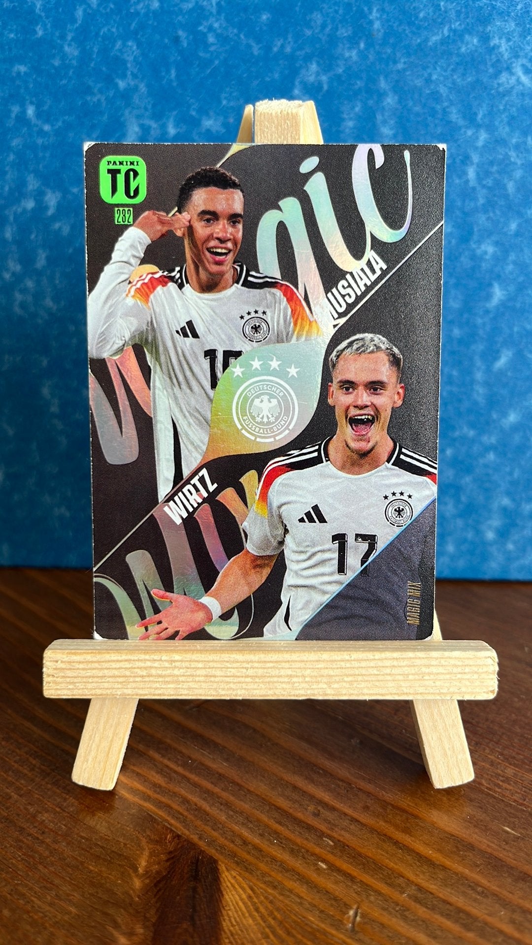 Voetbalkaart : musiala en wirtz, Ophalen, Nieuw