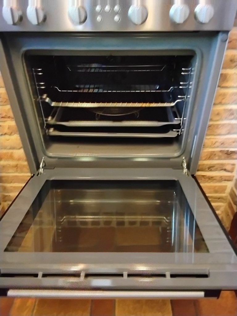 Gasfornuis, Ophalen, Grill, 4 kookzones, Zo goed als nieuw