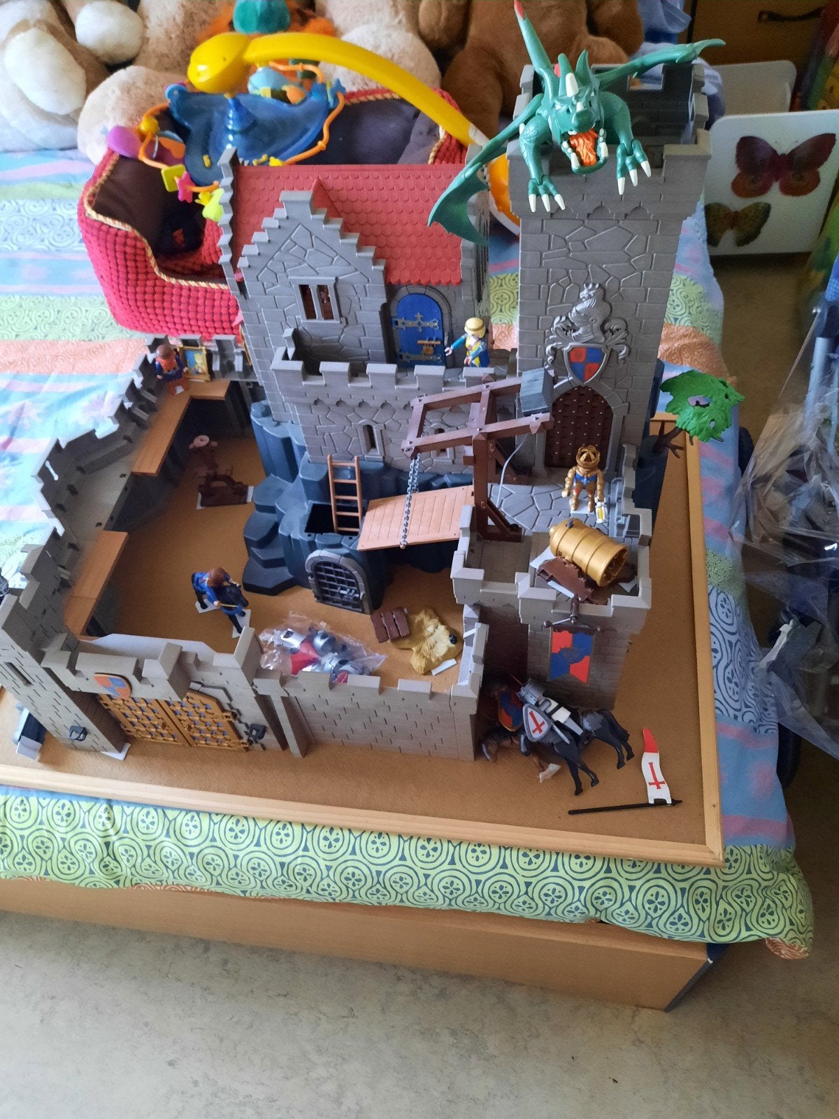 kasteel play mobiel met draak, Kinderen en Baby's, Ophalen