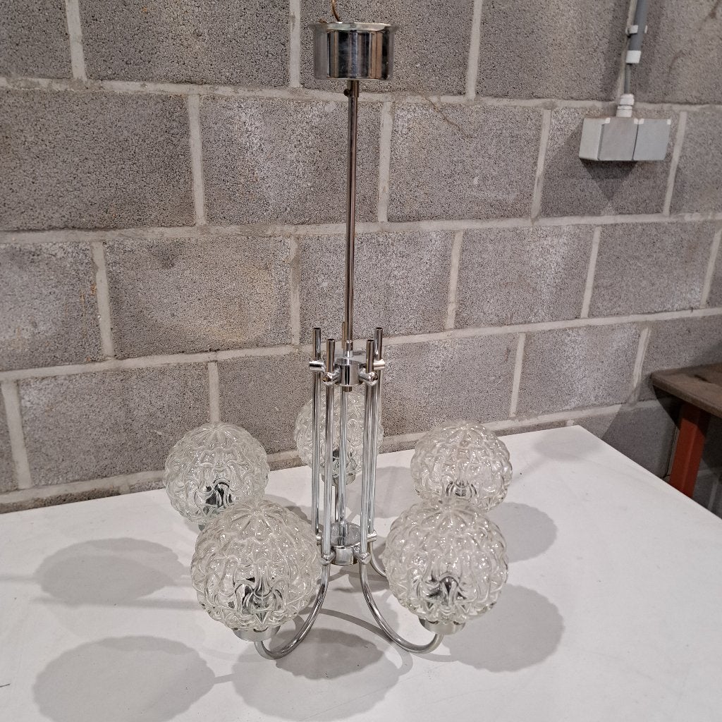 Lustre vintage, Enlèvement, Utilisé, E14 (petit)