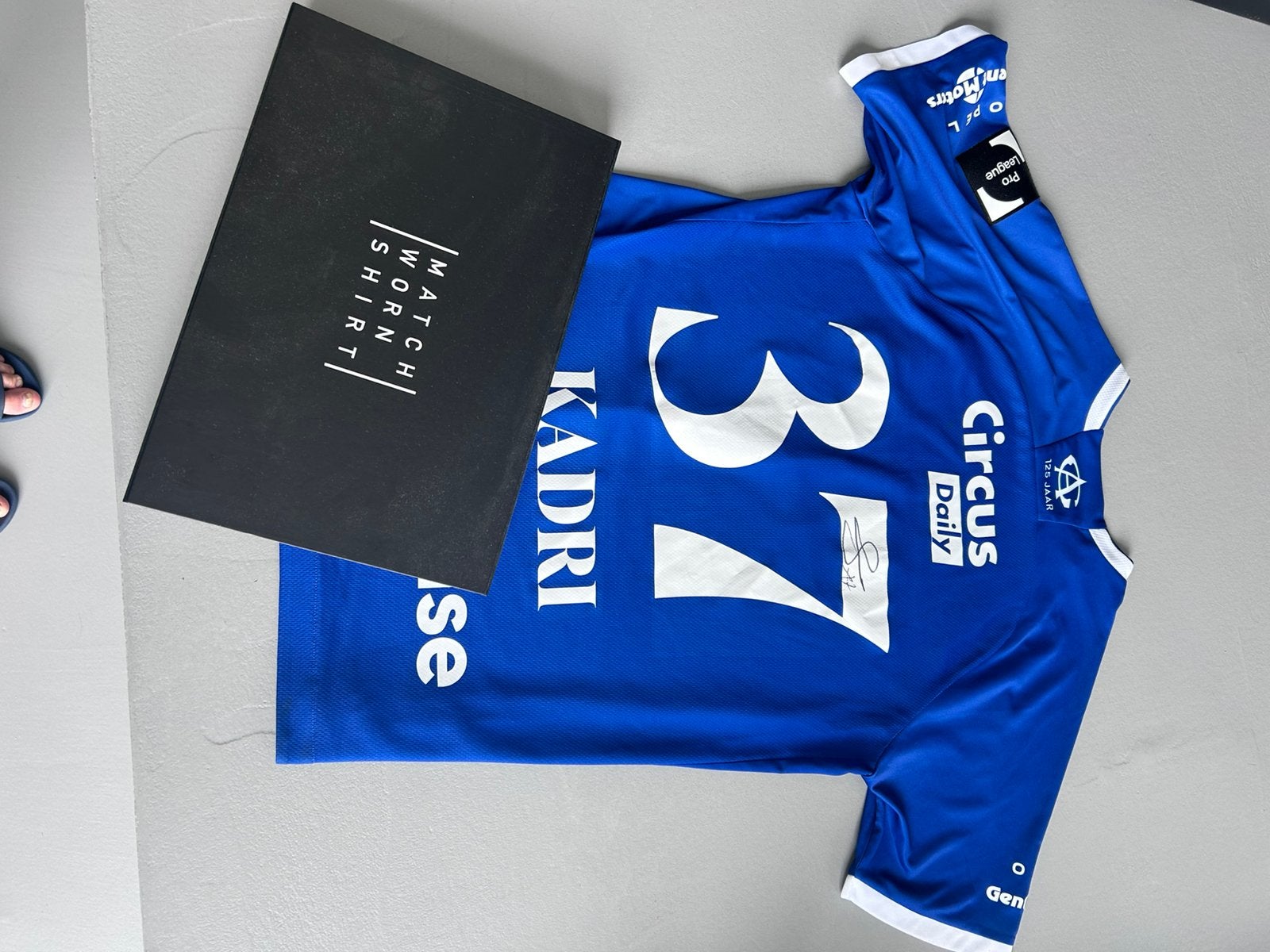 matchworn voetbalshirt KAA Gent van Kadri, Tickets en Kaartjes