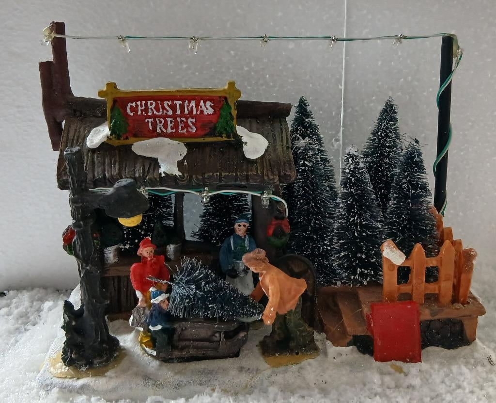 Kerstdorp Christmas trees, Diversen, Ophalen, Zo goed als nieuw