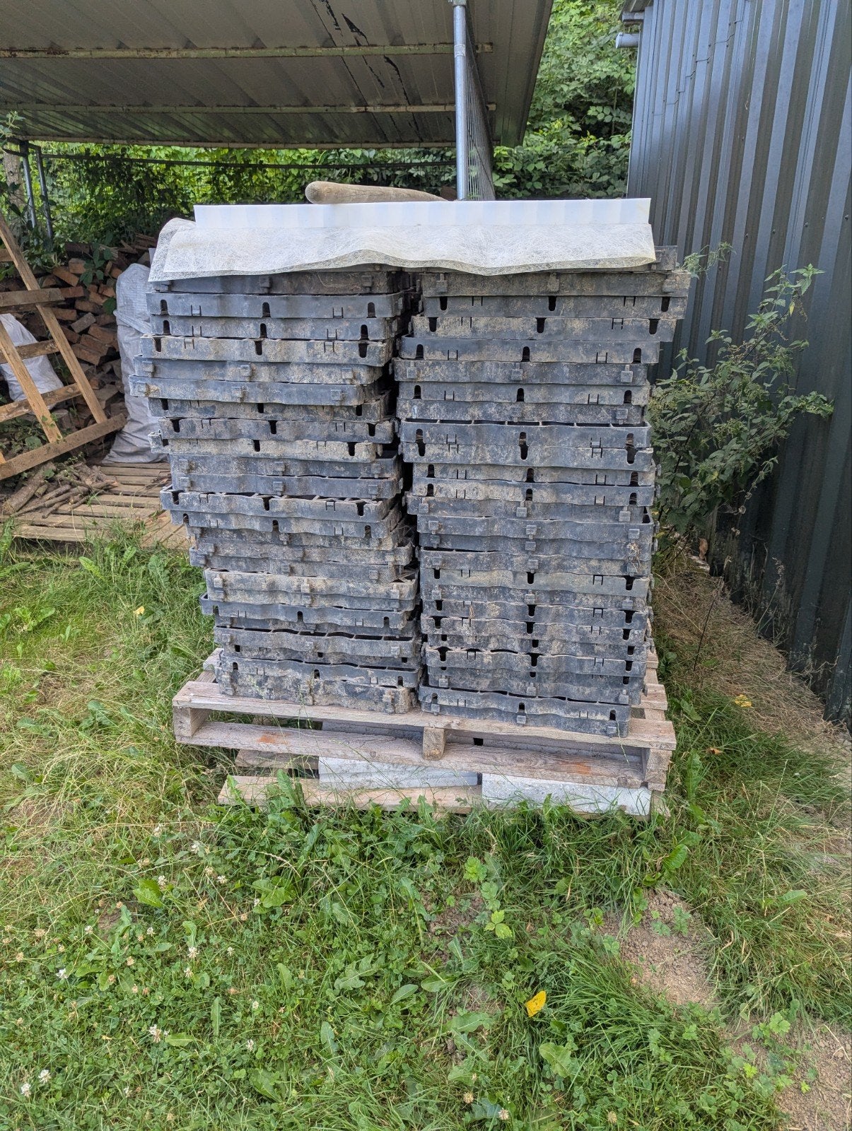 Grastegels 35m2, Ophalen