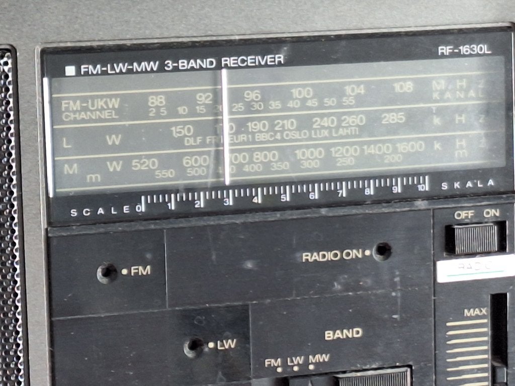 Authentique Radio Vintage Panasonic GX30 (1980s)-État Nickel, Enlèvement, Utilisé, Radio