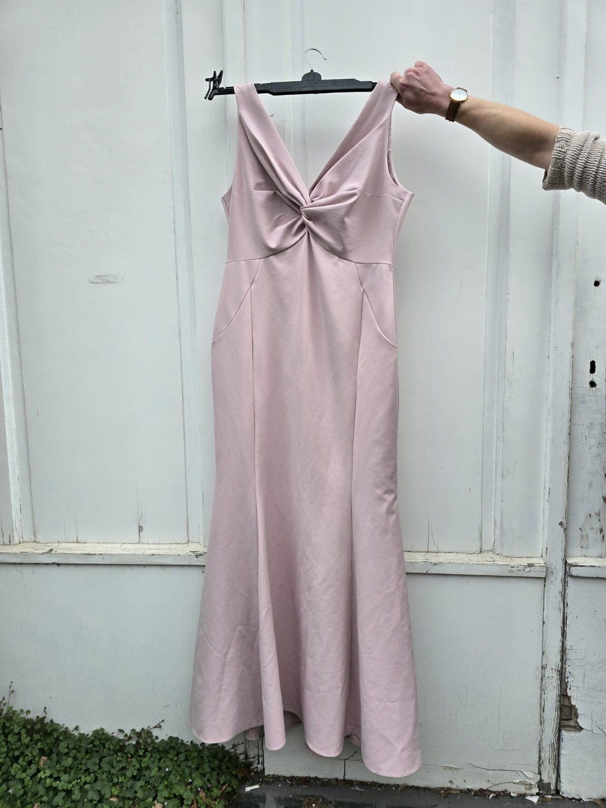 robe longue vieux rose, taille 40-42, Enlèvement ou Envoi, Comme neuf, Rose, Robe de cocktail
