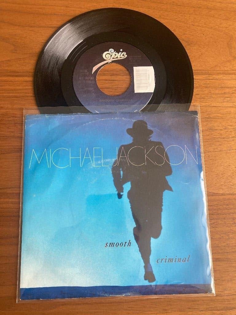Michael Jackson – Smooth Criminal, Housse de protection extérieure, Enlèvement ou Envoi, 7 inch