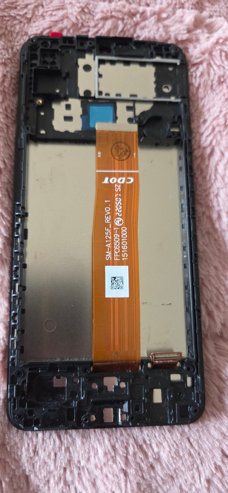 Origineel LCD Scherm + Frame voor Samsung Galaxy A12 (SM-A12, Envoi, Samsung