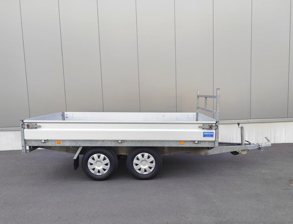 Ongeremde dubbelasser 750kg keuringsvrij, Ophalen