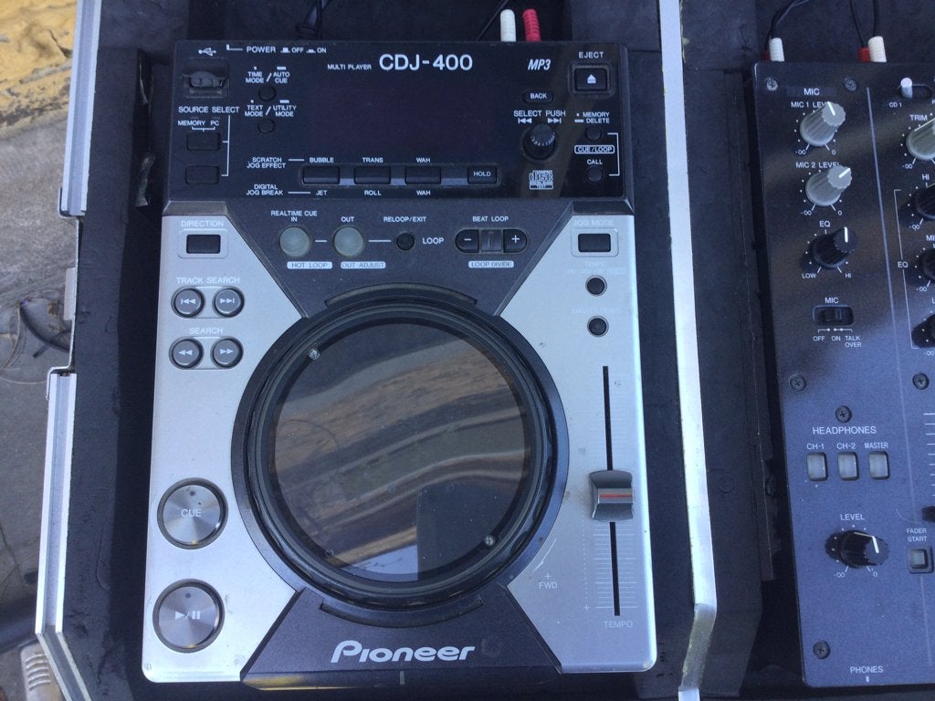 pioneer CDJ400 (2x)  USB + CD+CONTROL PC  ,FLIGHT EN OPTION, Enlèvement ou Envoi, Pioneer