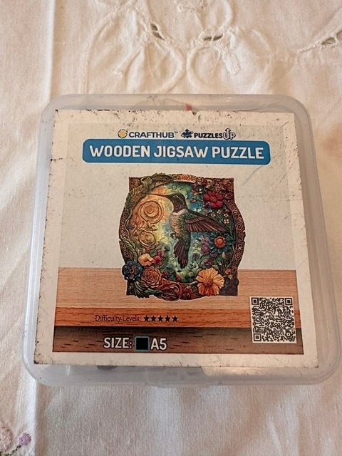 Puzzle Crafthub en bois (nr2273a), Hobby & Loisirs créatifs, Enlèvement ou Envoi, Moins de 500 pièces, Comme neuf, Puzzle