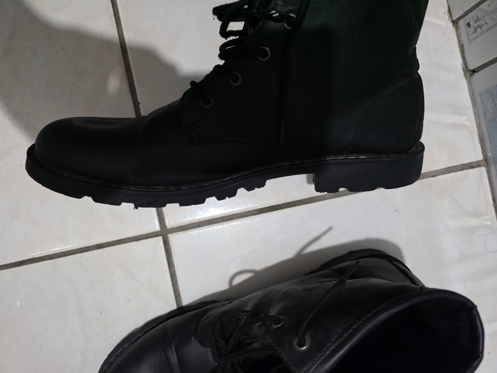 Bottes homme taille 44 noir, Enlèvement, Utilisé, Chaussures