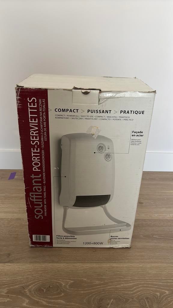 Badkamerverwarmer met handdoekdroger (nieuw), Ophalen, 30 tot 80 cm, Overige typen, Nieuw