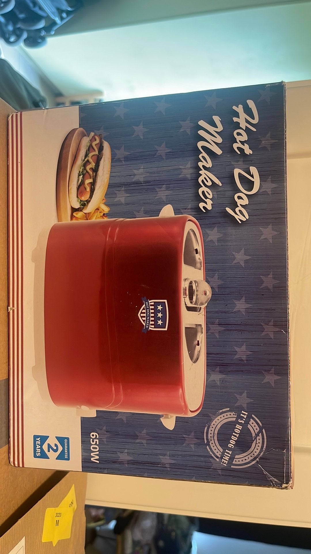 Hotdog maker nieuw in verpakking, Electroménager, Grille-pain, Enlèvement, Comme neuf