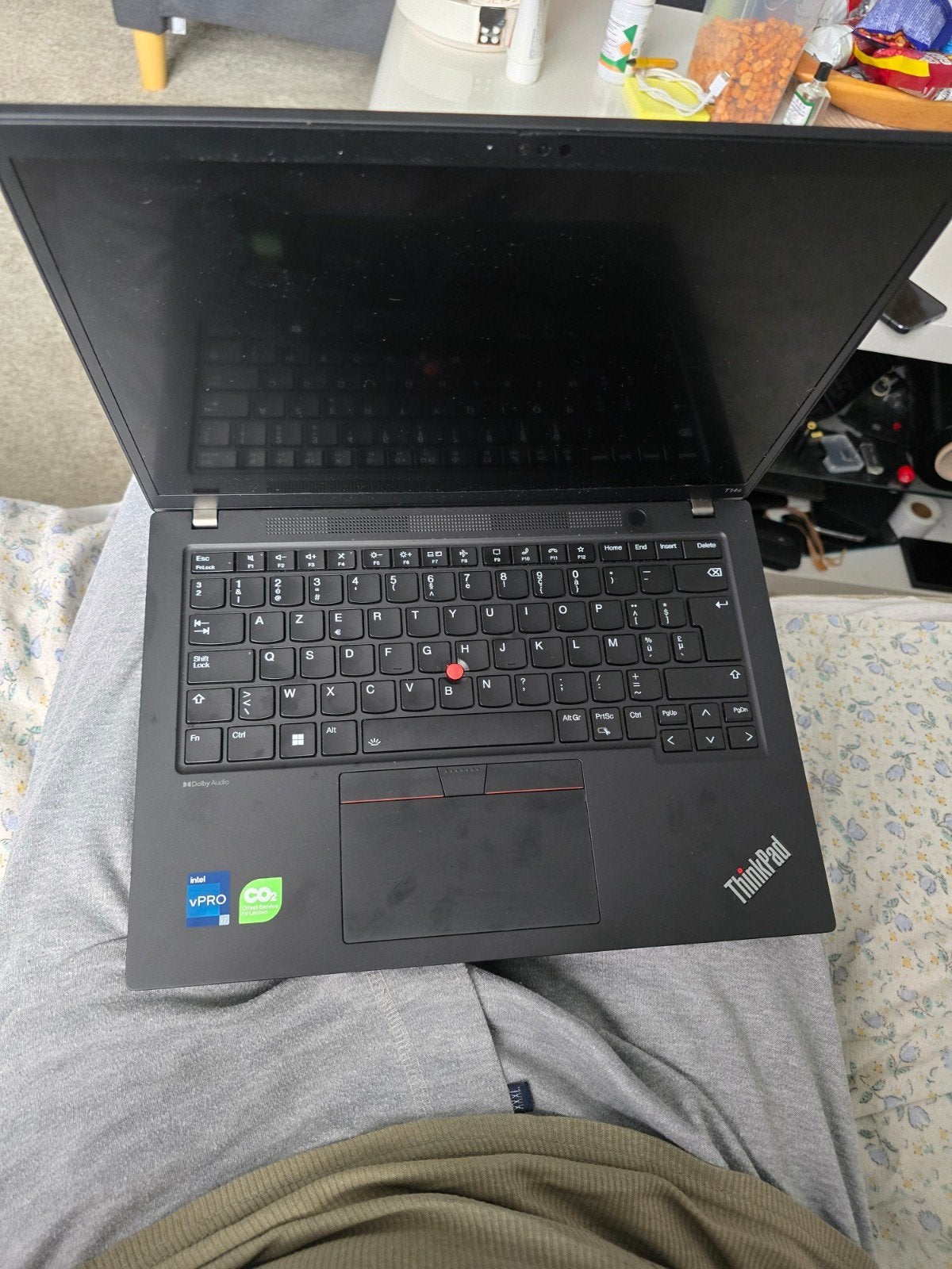 lenovo t14s i7 13th gen 32gb ram met bioswachtwoord, Computers en Software, Lenovo Thinkpad, 32 GB, Ophalen of Verzenden, Azerty