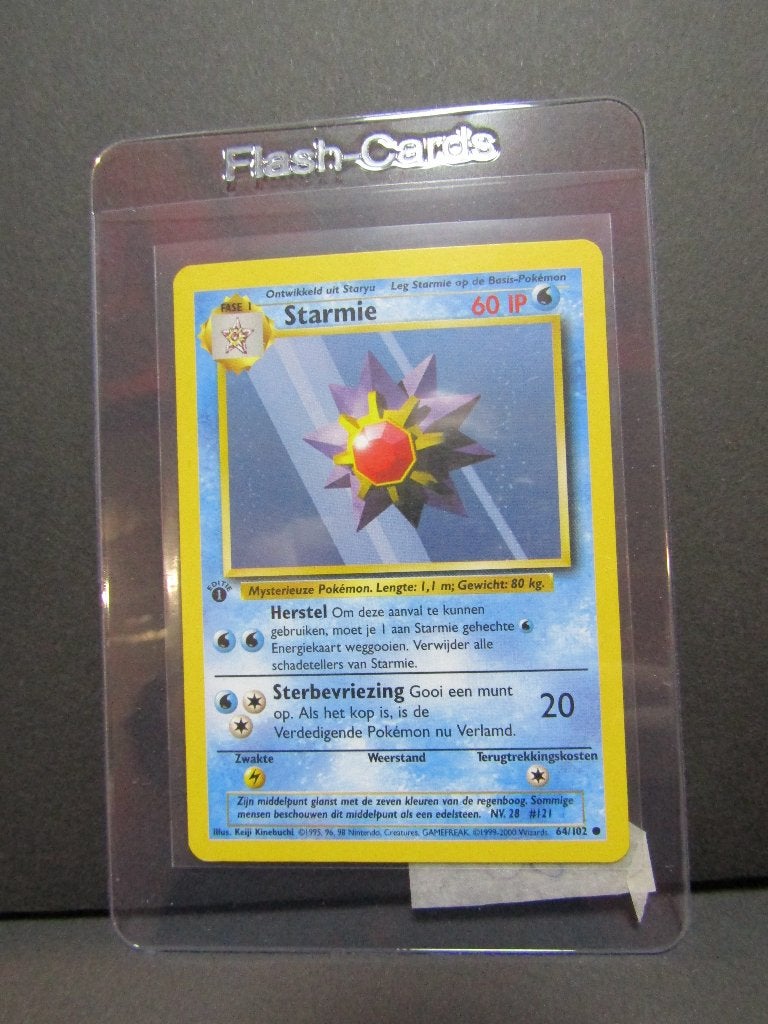 Starmie 64/102 1st edition, Hobby en Vrije tijd, Ophalen, Losse kaart