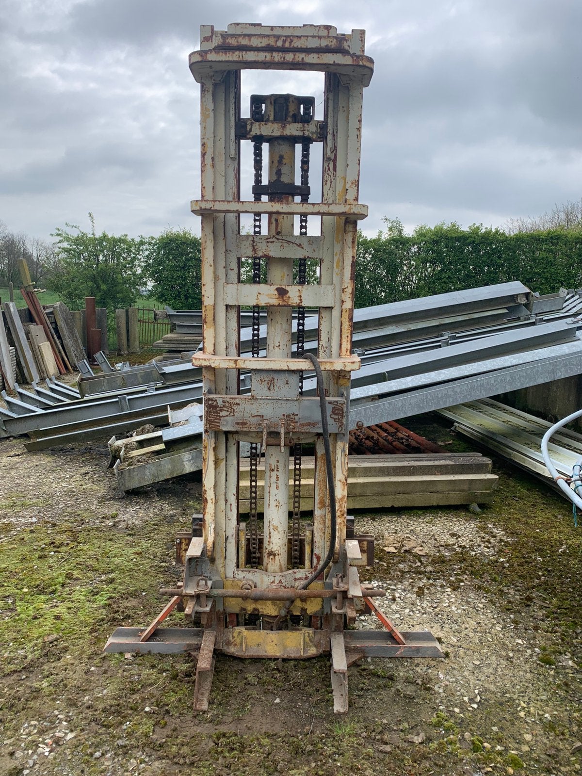 Lift voor tracktor, Ophalen