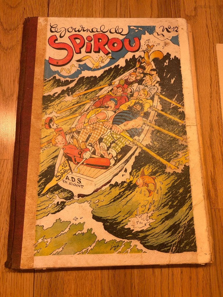 Journal Spirou n12, Enlèvement, 1920 à 1940, Journal