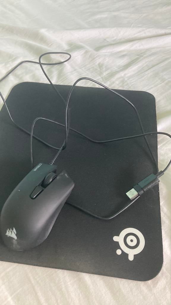 Muis en muismat, Computers en Software, Rechtshandig, Muis, Gebruikt, Verzenden