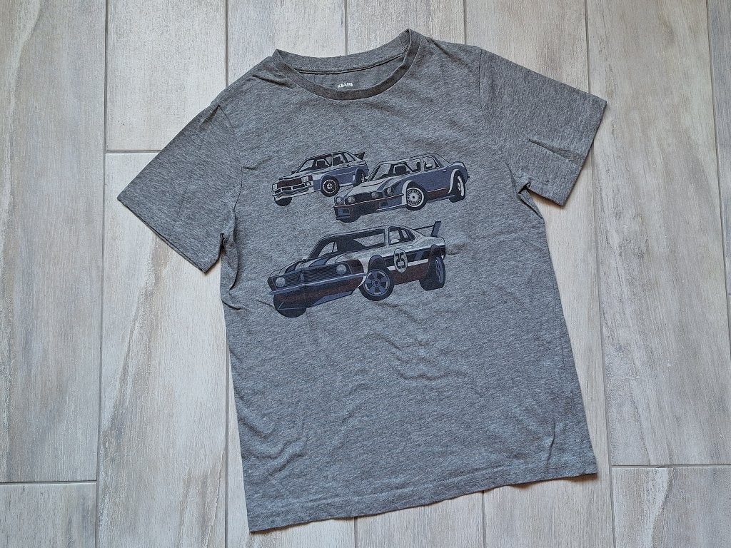 ★ M146/152 - T-Shirt Kiabi cars, Kiabi, Ophalen of Verzenden, Zo goed als nieuw, Shirt of Longsleeve