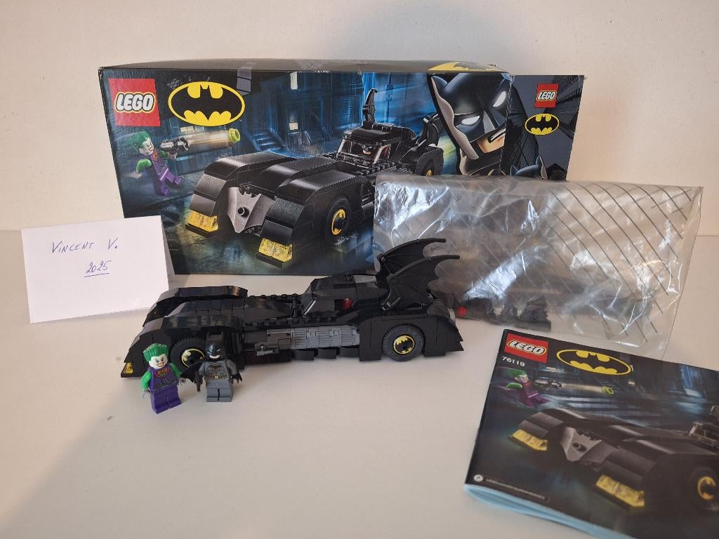 Lego 76119 - Batman - Batmobile - Jacht op The Joker, Enlèvement ou Envoi, Complet, Lego