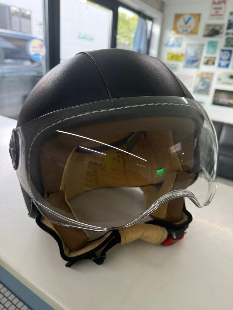 Vespa / Brommer helm ( Als nieuw ), Enlèvement, Comme neuf, Extra large ou plus grand