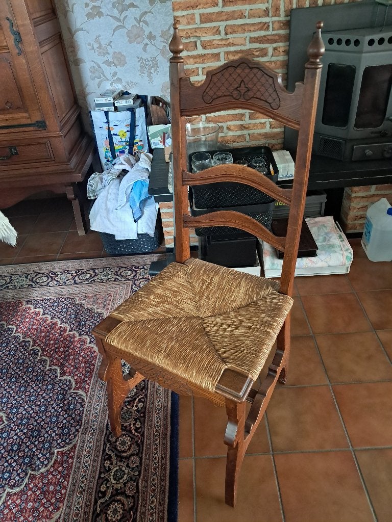 eetkamer, Huis en Inrichting, Complete eetkamers, Ophalen, Gebruikt, Antiek klassiek, 4 tot 6 stoelen