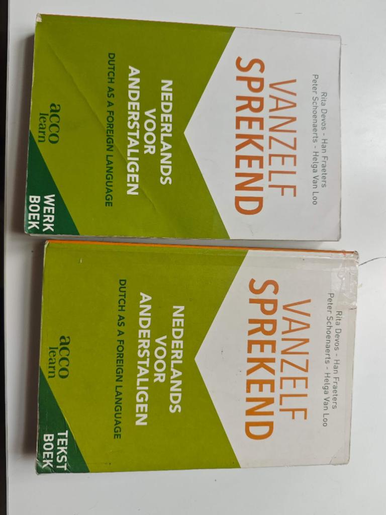 Vanzelf sprekend (tekst boek + werkboek), Enlèvement, Utilisé, Néerlandais