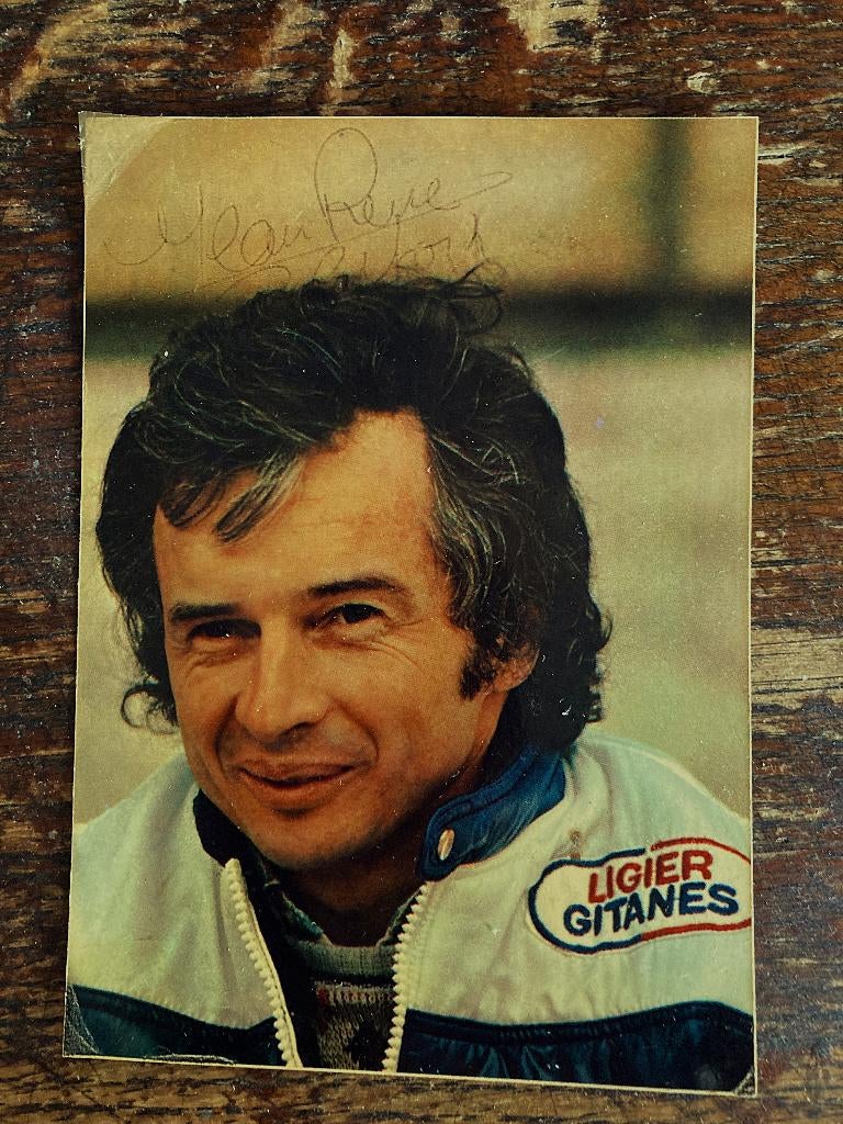 Kaart met handtekening J.P. Beltoise, Pilote Ligier Gitanes, Verzenden, Gebruikt, Formule 1