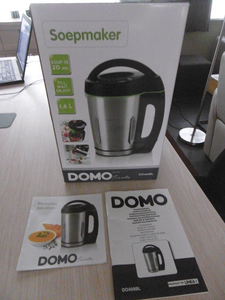 Domo Soepmaker 1,6 liter, 1 tot 2 liter, Ophalen, Zo goed als nieuw