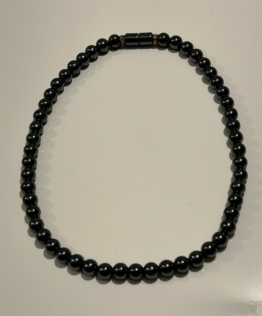 Grijze ketting met draaisluiting, Ophalen of Verzenden, Nieuw, Zwart