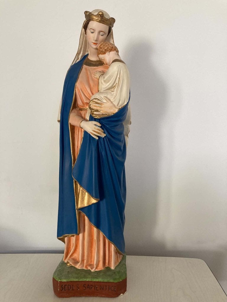 Groot beeld Maria Sedes Sapientae (61 cm), Ophalen