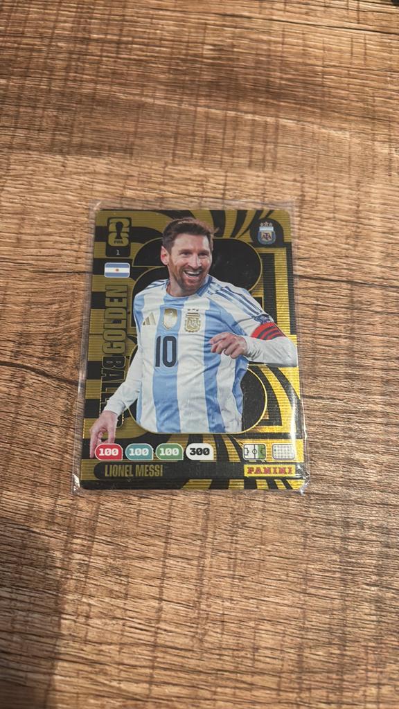 Golden Baller Messi Panini Adrenalyn XL WK2026, Verzamelen, Ophalen, Nieuw