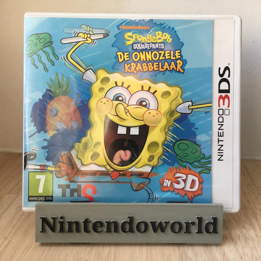 Spongebob - De Onnozele Krabbelaar (3DS), Ophalen of Verzenden, Zo goed als nieuw