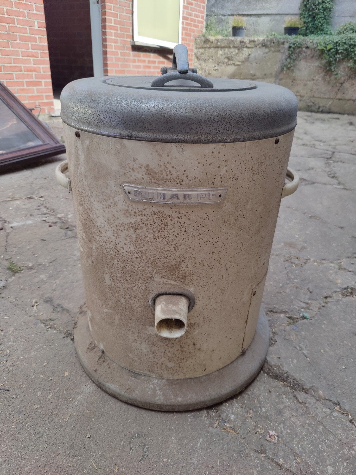 Oude was trommel, wasdroger droogkast antiek brocante, Ophalen