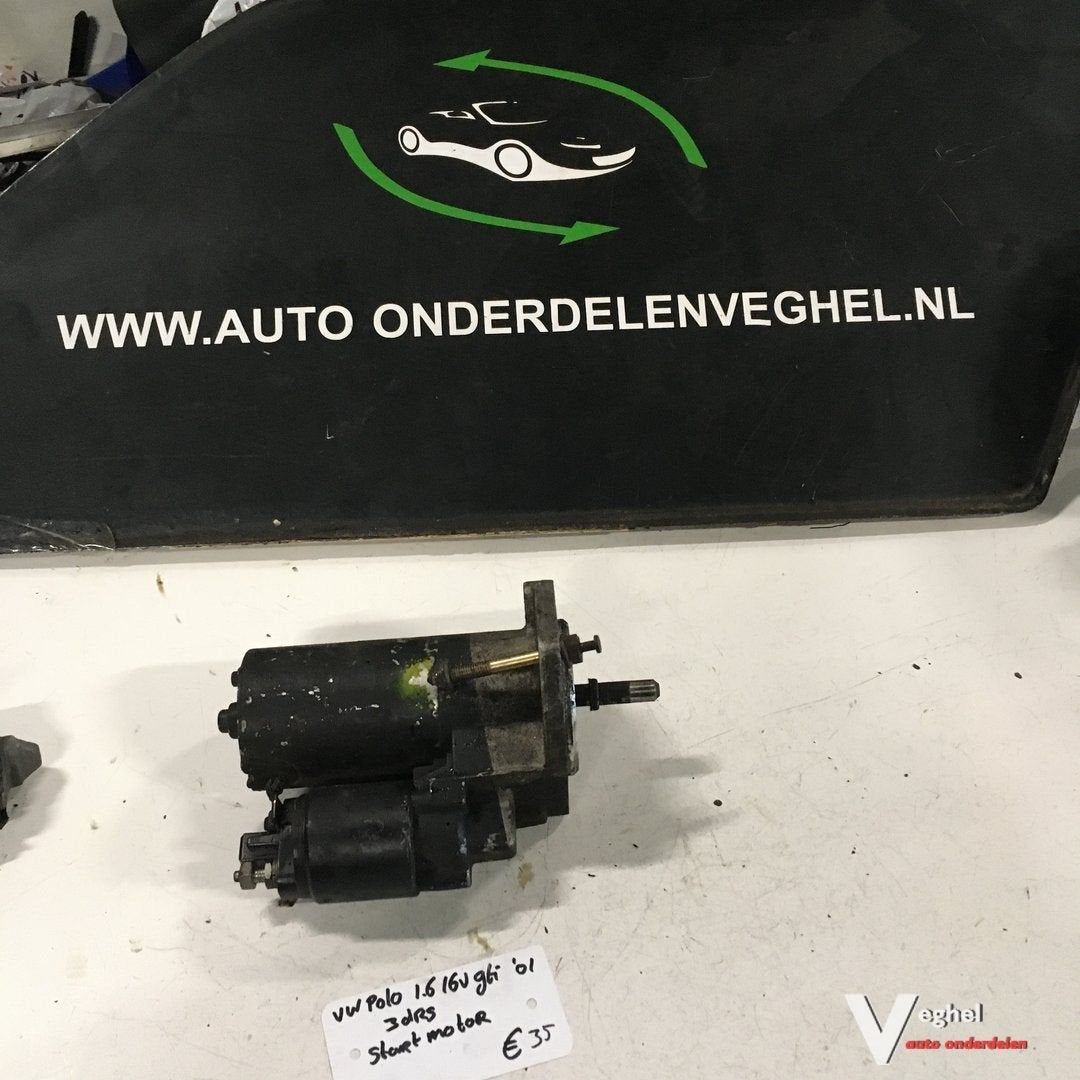 Vw Polo 1.6 16v gti 3 drs 2001  Startmotor, -, Utilisé, -, -