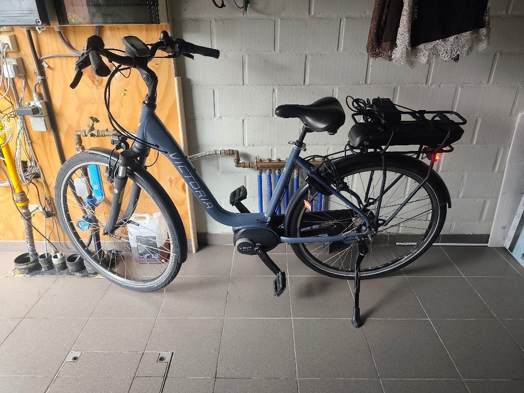 Victoria elektrische damesfiets (Bosch Middenmotor & 500Wh), Fietsen en Brommers, Elektrische fietsen, Zo goed als nieuw, 47 tot 51 cm