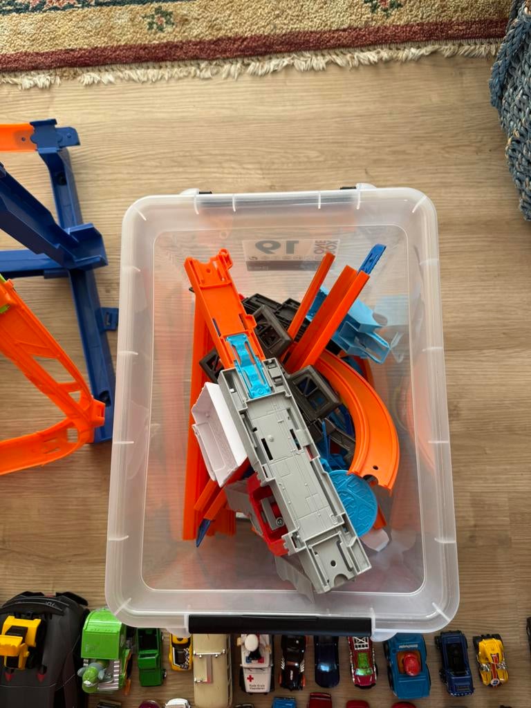 Hotwheels + auto’s, Ophalen
