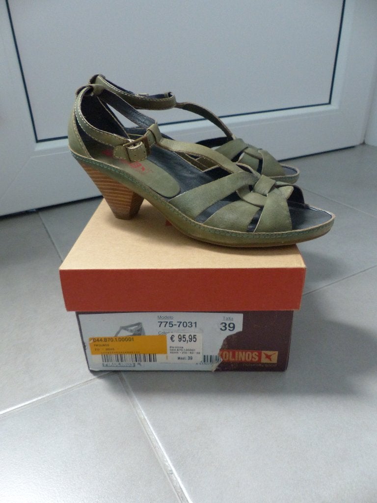 Sandalen dames hakjes Pikolinos - maat 39, Kleding | Dames, Schoenen, Zo goed als nieuw, Pikolinos, Groen, Sandalen of Muiltjes