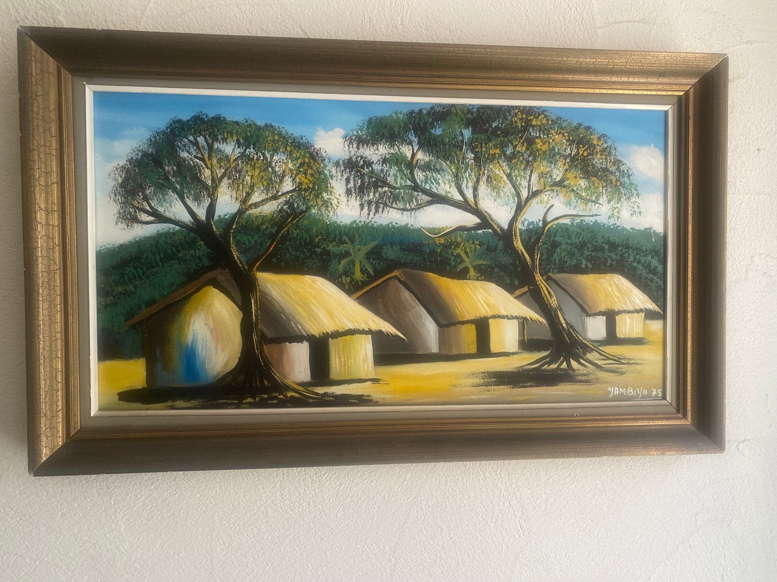 Mooi schilder souvenier of toeristenkunst., Ophalen, Paneel, Overige stijlen, Aquarel