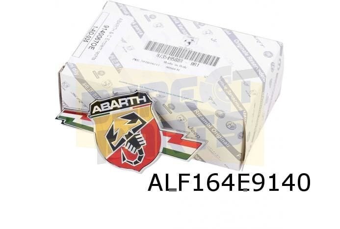 Fiat 500 Abarth embleem logo ''Abarth'' zijkant L/R (1 emble, Auto-onderdelen, -, Verzenden, -, Nieuw