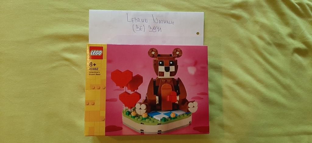 Lego 40462 Valentine's Bear, Ophalen of Verzenden, Nieuw, Complete set, Lego