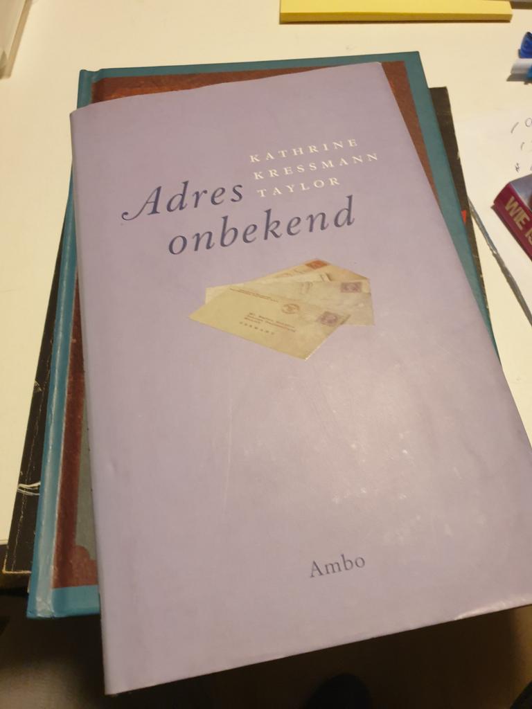 K. Kressmann Taylor - Adres onbekend, Ophalen of Verzenden, K. Kressmann Taylor