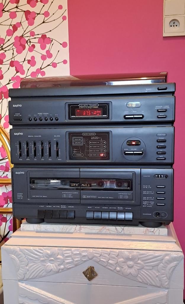 Chaîne hi-fi Sanyo, Ophalen of Verzenden, Gebruikt, Tuner of Radio, Overige merken