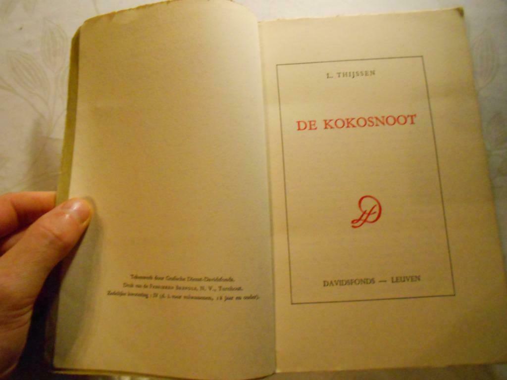 Louis Thijssen, "De Kokosnoot", Enlèvement ou Envoi, Louis Thijssen, Belgique, Utilisé