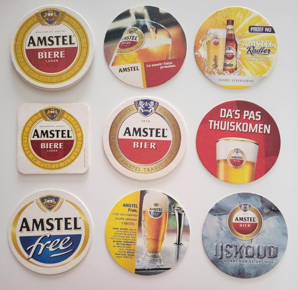 bierviltjes Amstel bier viltjes amstel Heineken Nederland, Verzamelen, Biermerken, Ophalen of Verzenden, Zo goed als nieuw, Viltje(s)