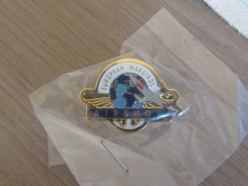 Nieuwe pins European Warbirds airshow, Ophalen of Verzenden, Nieuw, Overige onderwerpen, Speldje of Pin