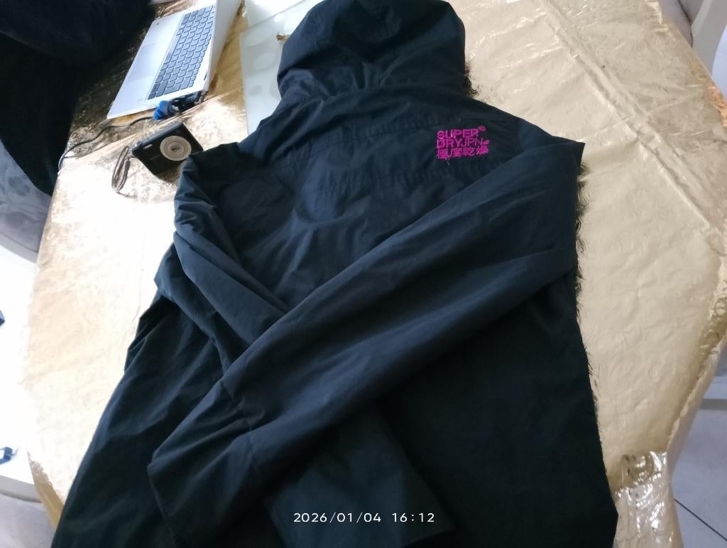 Jas super dry, zeer goede staat, Ophalen of Verzenden, Zo goed als nieuw, Zwart, SuperDry