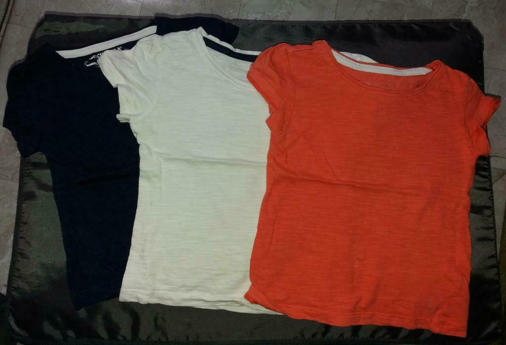 Lot 3 t shirt fille 2 ans T92, Enlèvement ou Envoi, Autres types, Comme neuf, Fille